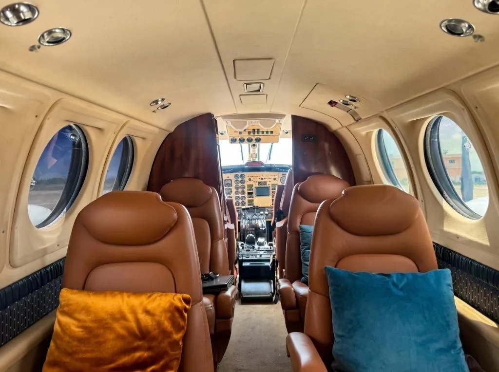 B200 Cabin Front View