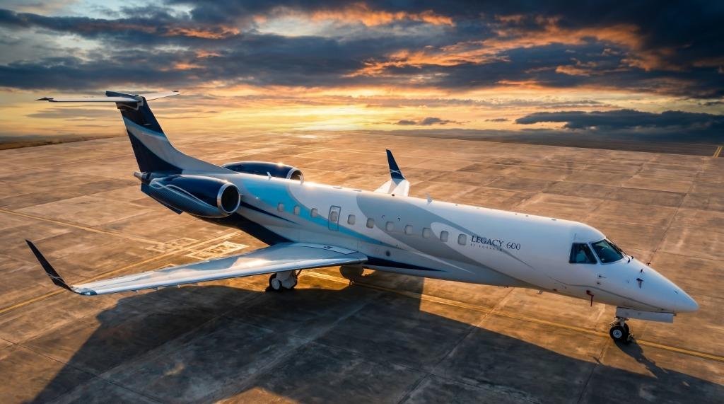 Legacy 600 Top View Dramatic Sky
