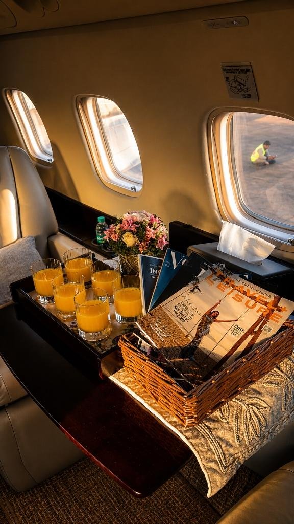 Legacy 600 Cabin Welcome Tray