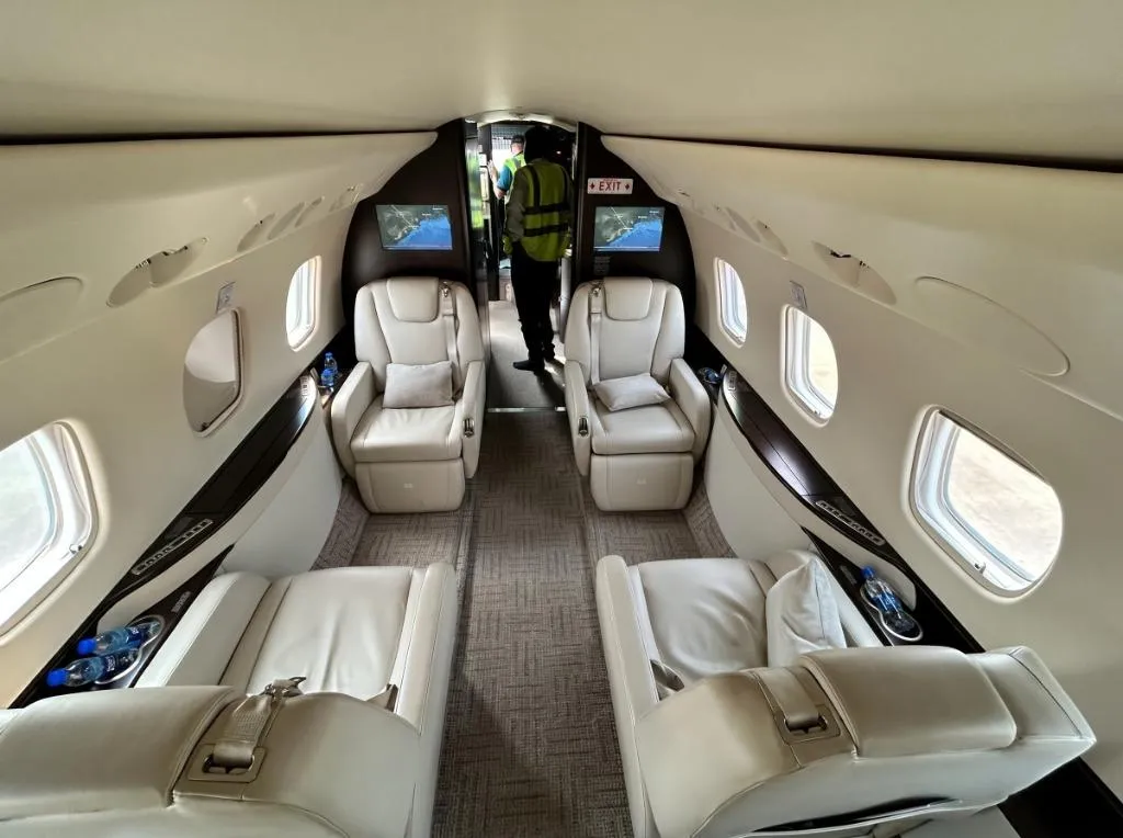 Legacy 600 Rear Cabin View