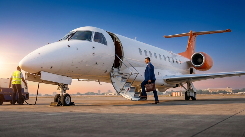 Private jet hire Odisha — Air Kalinga Embraer Legacy 600 VT-OXL Bhubaneswar airport charter flight for Odisha executives 2026