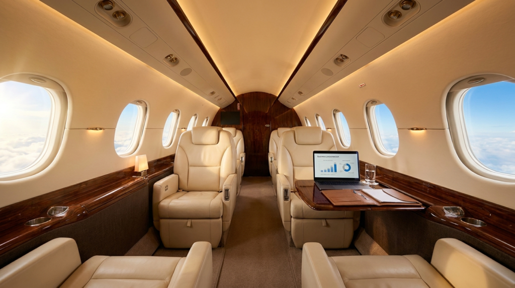 Private jet hire Odisha Bhubaneswar charter flight executive cabin productivity business aviation Air Kalinga 2026